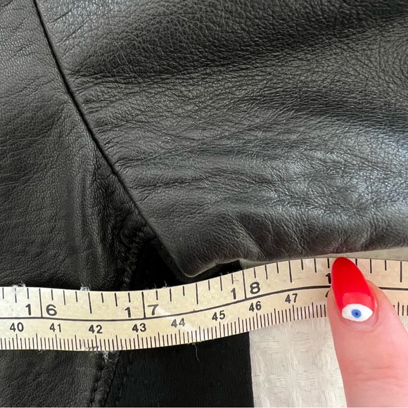 Helmut Lang Wool-Backed Leather
Panels Pullover - Picture 8 of 9